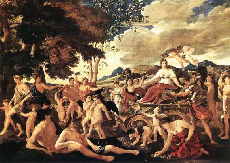 Nicolas Poussin The Triumph of Flora France oil painting art